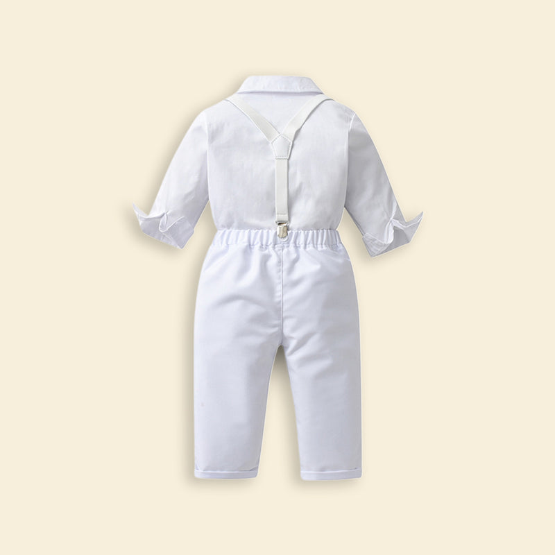Boys Shirt with Suspender Trousers Set 2 pc. Sets   