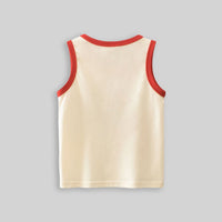 Boys Round Neck Graphic Vest Tshirts   