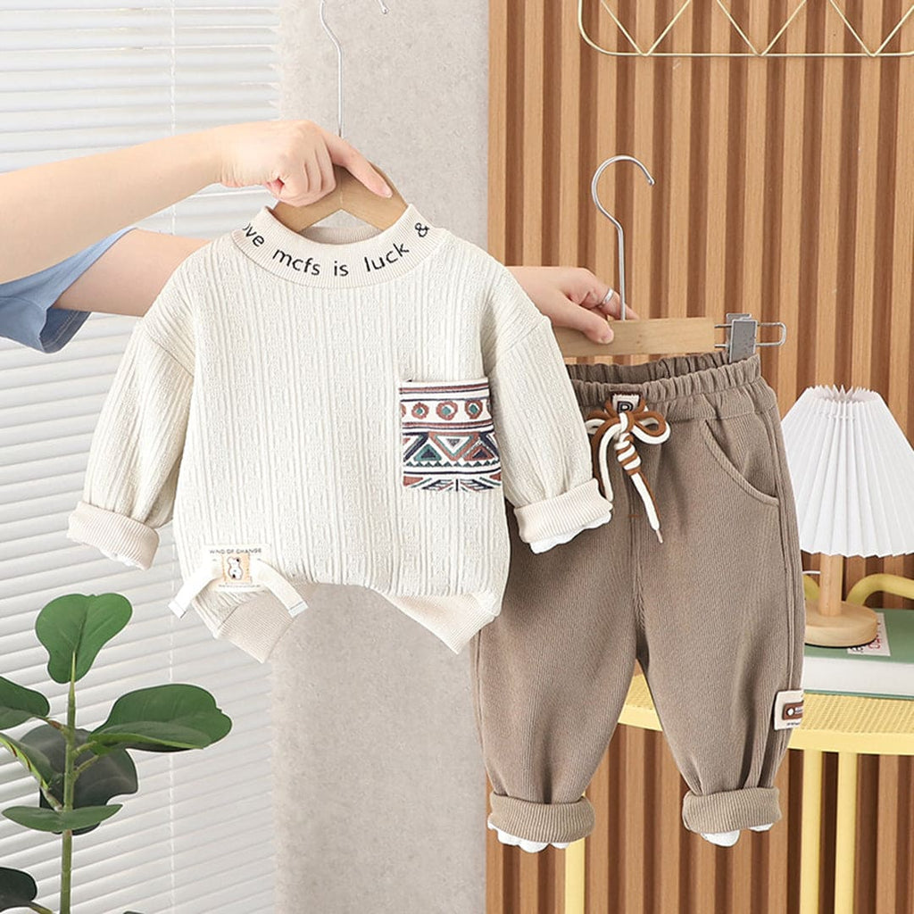 Boys Pullover with Trousers Set