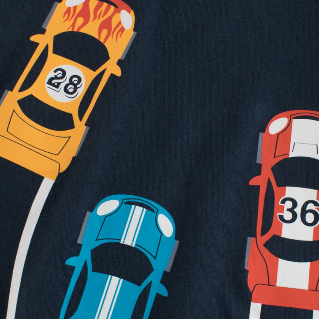 Boys Car Print Short Sleeves T-shirt Tshirts   