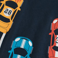 Short Sleeve Tshirt With Car print Tshirts   
