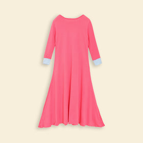 Girls Long Sleeve Dress With Head Scarf Casual Dresses   