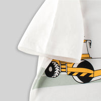 Boys Truck Print Short Sleeves T-shirt Tshirts   