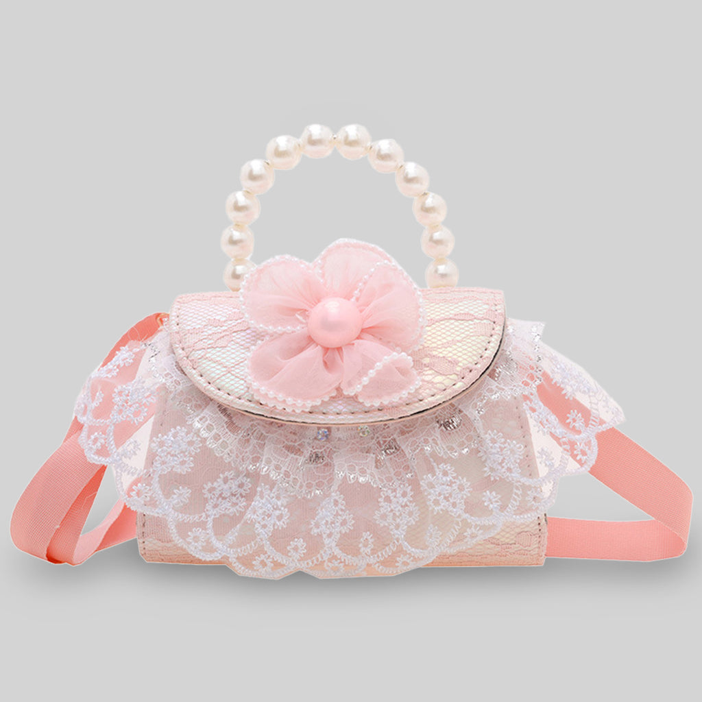 Girls Lace Applique Sling Bag Sling Bags Style 7 One Size 