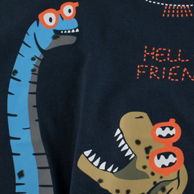 Boys Dinosaur Printed Casual T-shirt Tshirts   