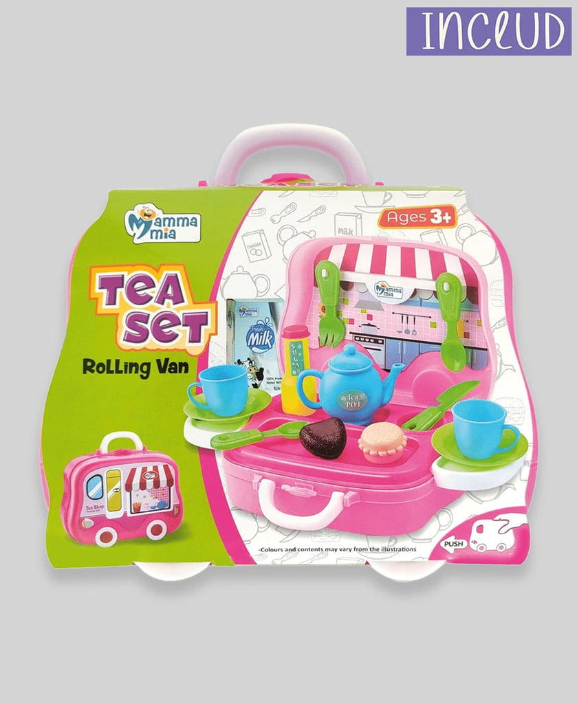 Tea Set Rolling Van Toys & Games   