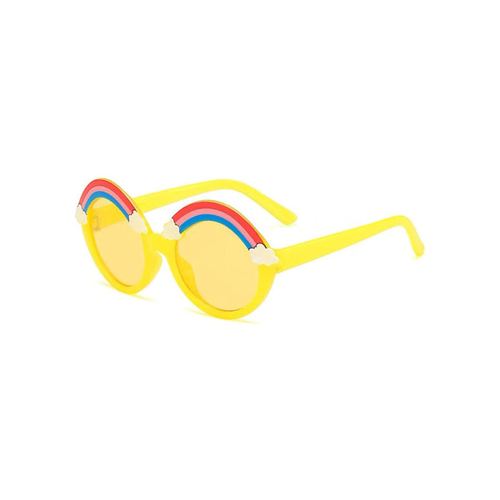 Girls Yellow Rainbow Round Sunglasses Accessories yellow Onesize 