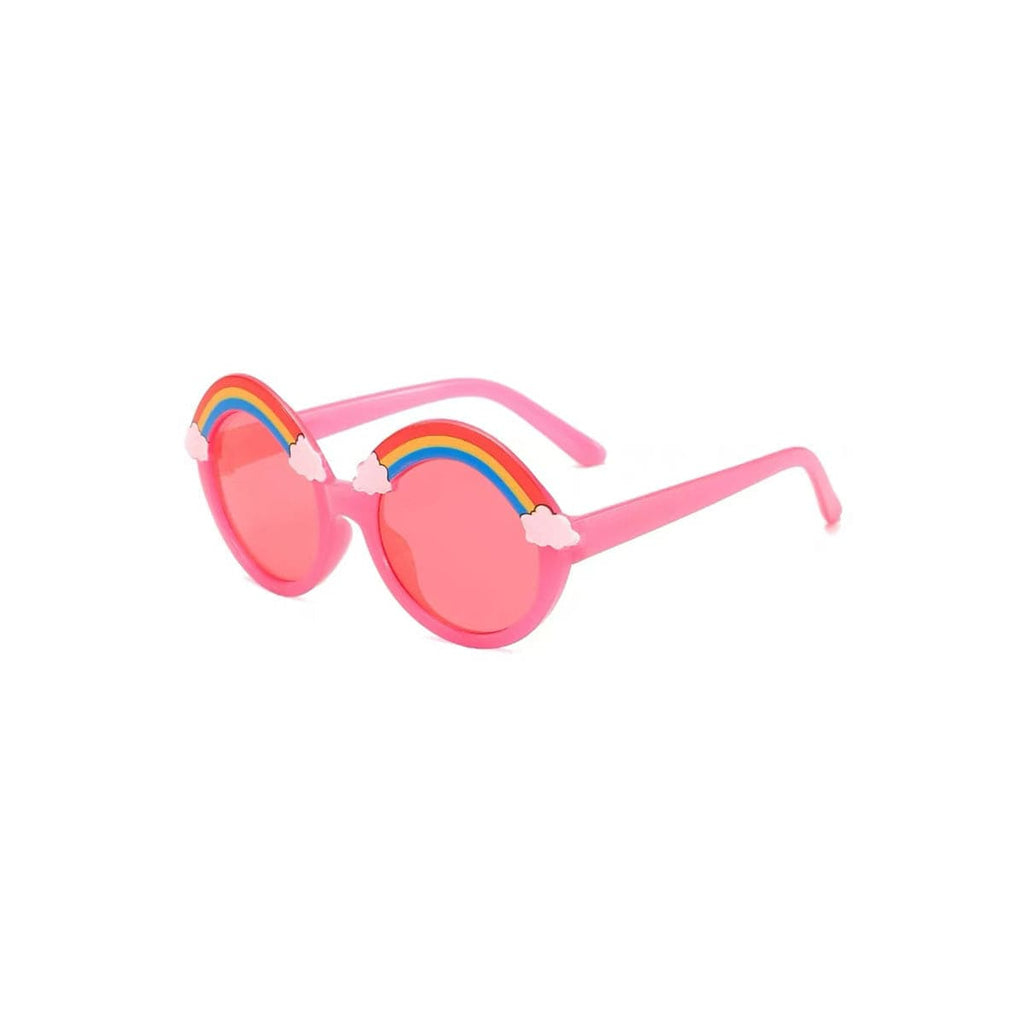 Girls Pink Rainbow Round Sunglasses Accessories pink Onesize 