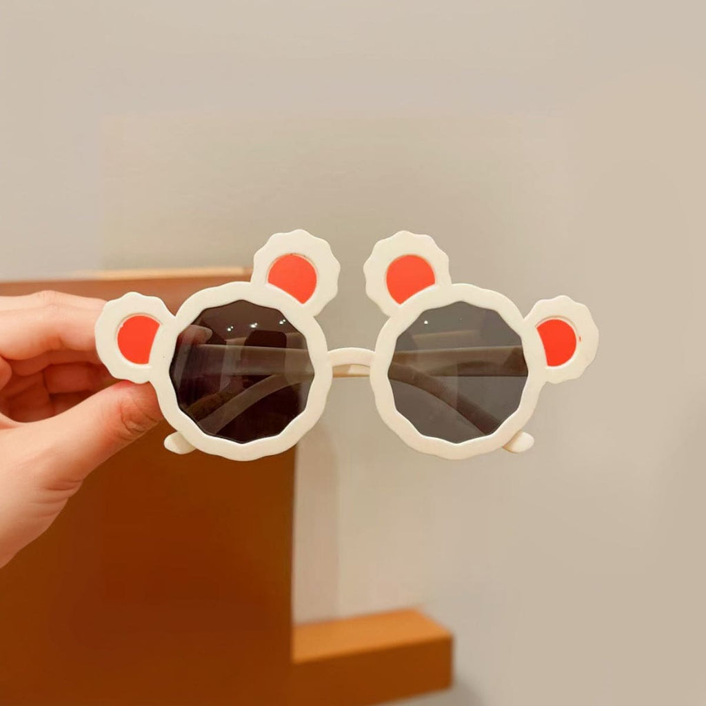 Girls White Cartoon Shape Sunglasses Accessories white Onesize 