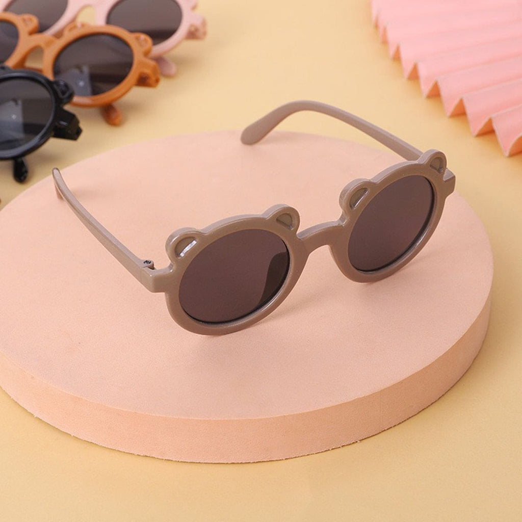 Girls Round Brown Sunglasses Accessories brown Onesize 