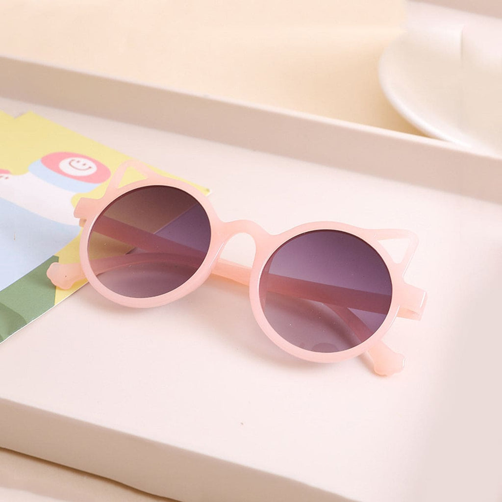 Girls Pink Round Sunglasses Accessories pink Onesize 