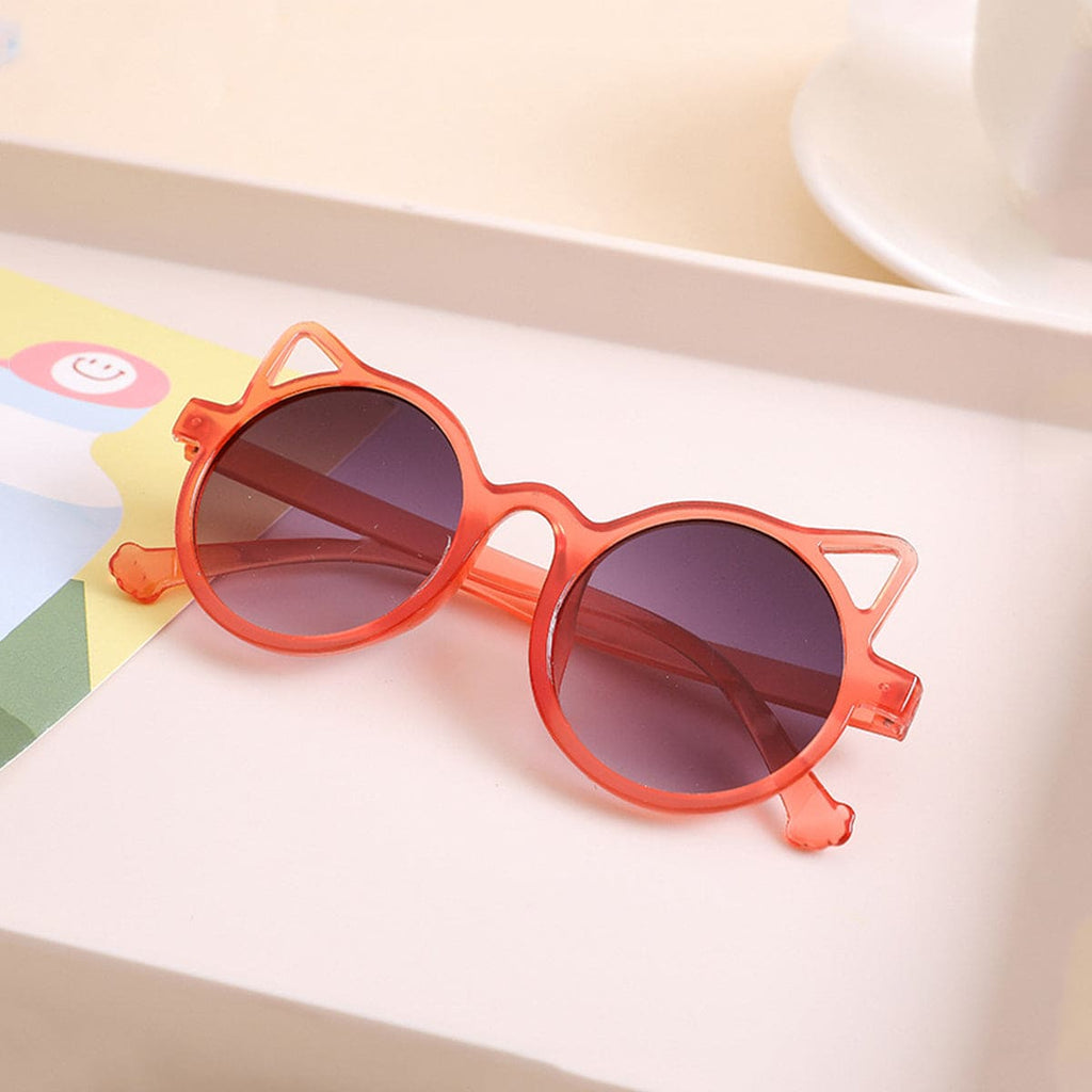 Girls Red Round Sunglasses Accessories red Onesize 