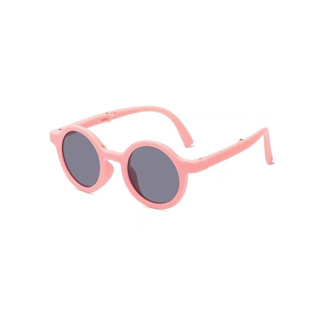 Girls Pink Foldable Round Glasses Accessories pink Onesize 