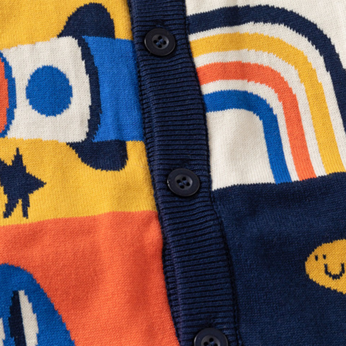 Girls Yellow Sweater Vest With Self-Design Animal Patterns Sweaters & Cardigans