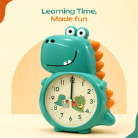 Dinosaur Wall Clock for Kids Room - 3D Cartoon Analog Clock for Boys and Girls Bedroom Trending Accessories