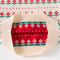 Boys Apricot Self-Design Jacquard Sweater Vest Sweaters & Cardigans