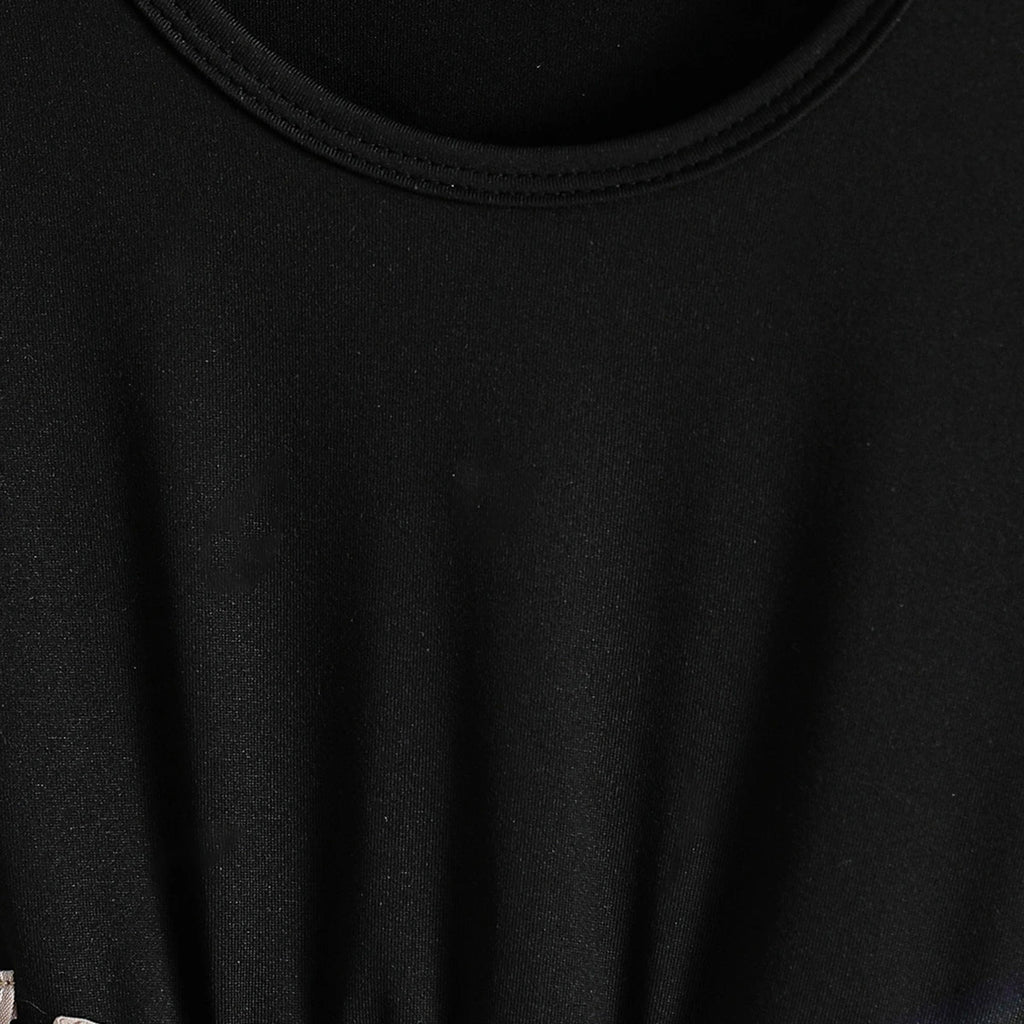 Girls Black Embroidered Tulle Overlay Fit & Flare Dress Casual Dresses