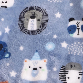 Boys Blue Animal Print Fleece Sweatshirt & Pants Sets 2 pc. Sets