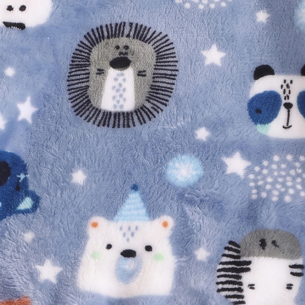 Boys Blue Animal Print Fleece Sweatshirt & Pants Sets 2 pc. Sets