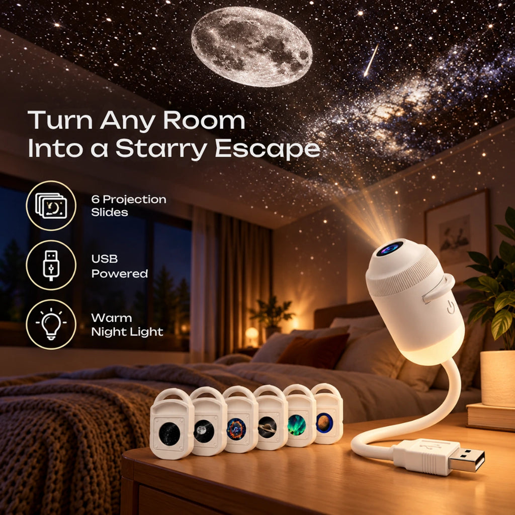 Starry Sky Projector Lamp with Planet Light Set Trending Accessories