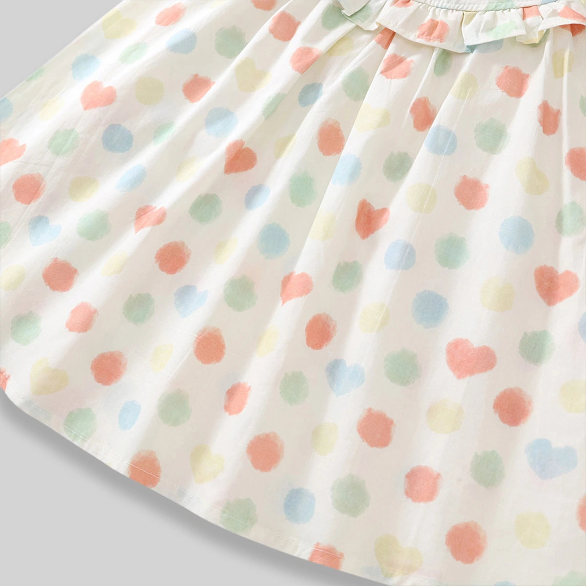 Girls Off-White Heart Printed Sleeveless Top Tops