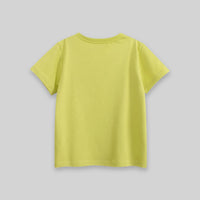 Boys Lime Green Animal Print Short Sleeve T-Shirt Tshirts