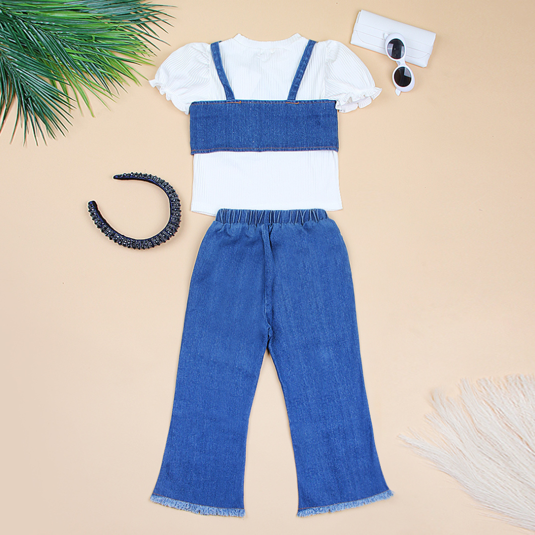 Girls Denim Set Casual Gift Hamper Sets