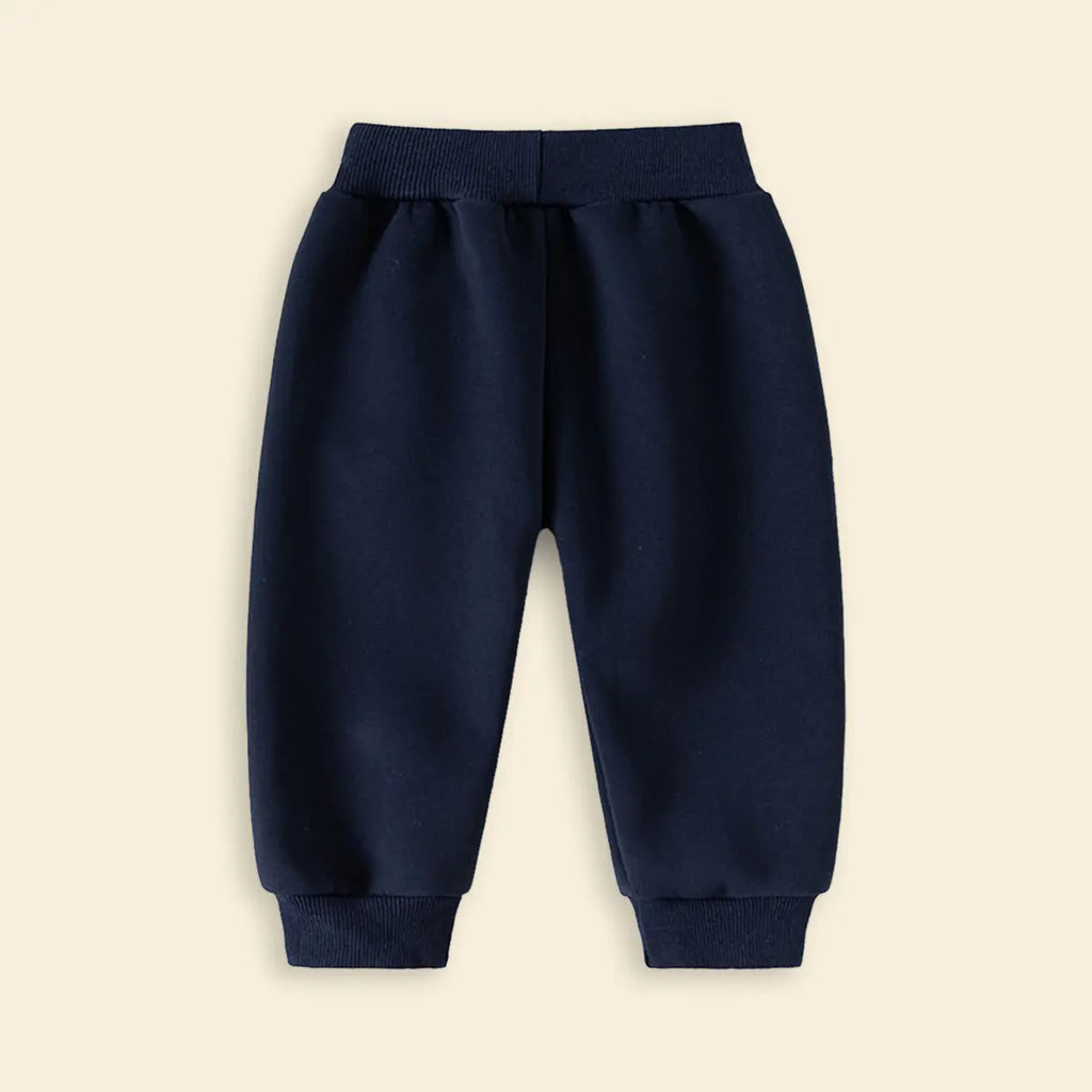 Boys Navy Blue Polo Sweatshirt With Jogger Sets Sets