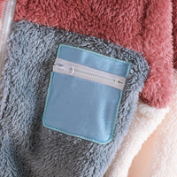 Boys Multicolored Polar Fleece Hooded Jacket Coats & Jackets