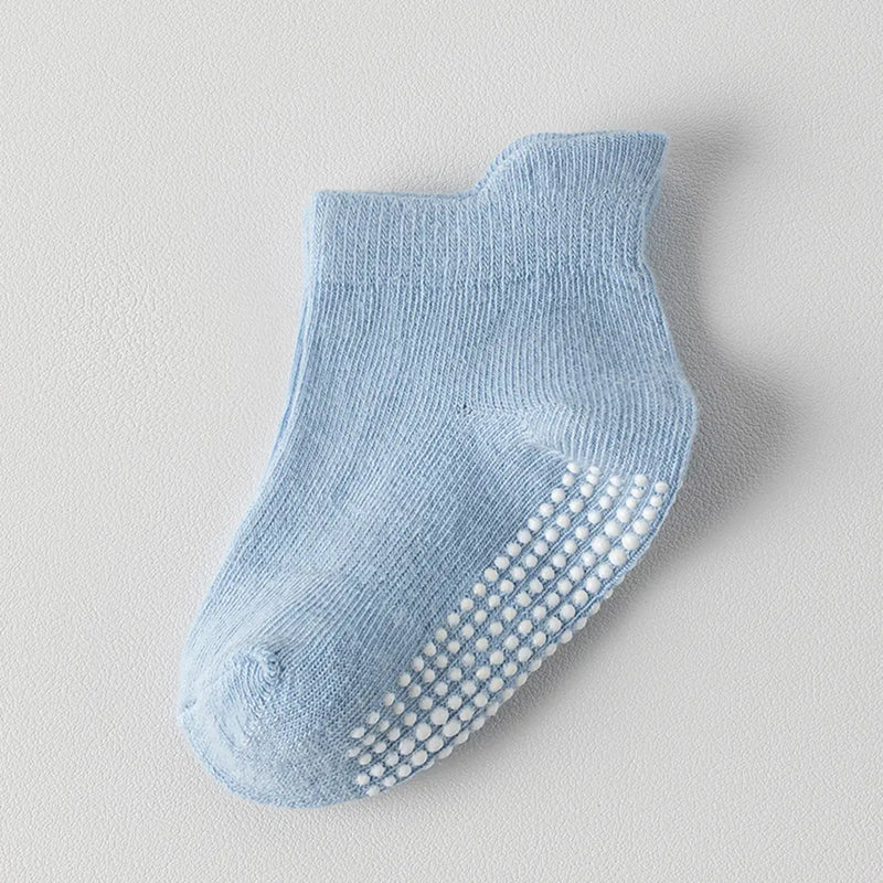 Pack of 6 Multicolour Anti-Slip Ankle Length Socks Socks