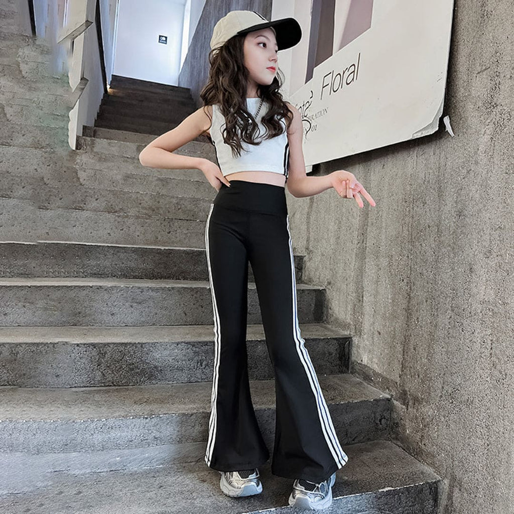 Girls Elasticated Straight Fit Knitted Pants