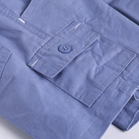 Boys Blue Stripes Shirt With Printed T-Shirt & Twill Shorts Sets 3 pc. Sets