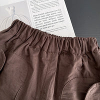 Boys Dark Brown Typographic Printed T-Shirt With Shorts Set Sets