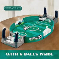 Kids Green Tabletop Football Board Game with 6 Balls Trending Accessories