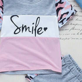 Boys Grey Typography Print Short Sleeve T-Shirt With Shorts Sets 2 pc. Sets
