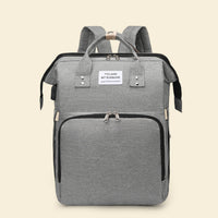 Kids Grey Lightweight Diaper Backpack Trending Accessories Grey Onesize