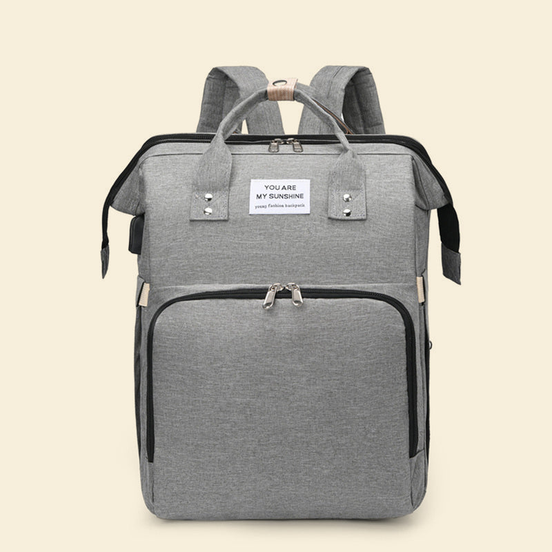 Kids Grey Lightweight Diaper Backpack Trending Accessories Grey Onesize