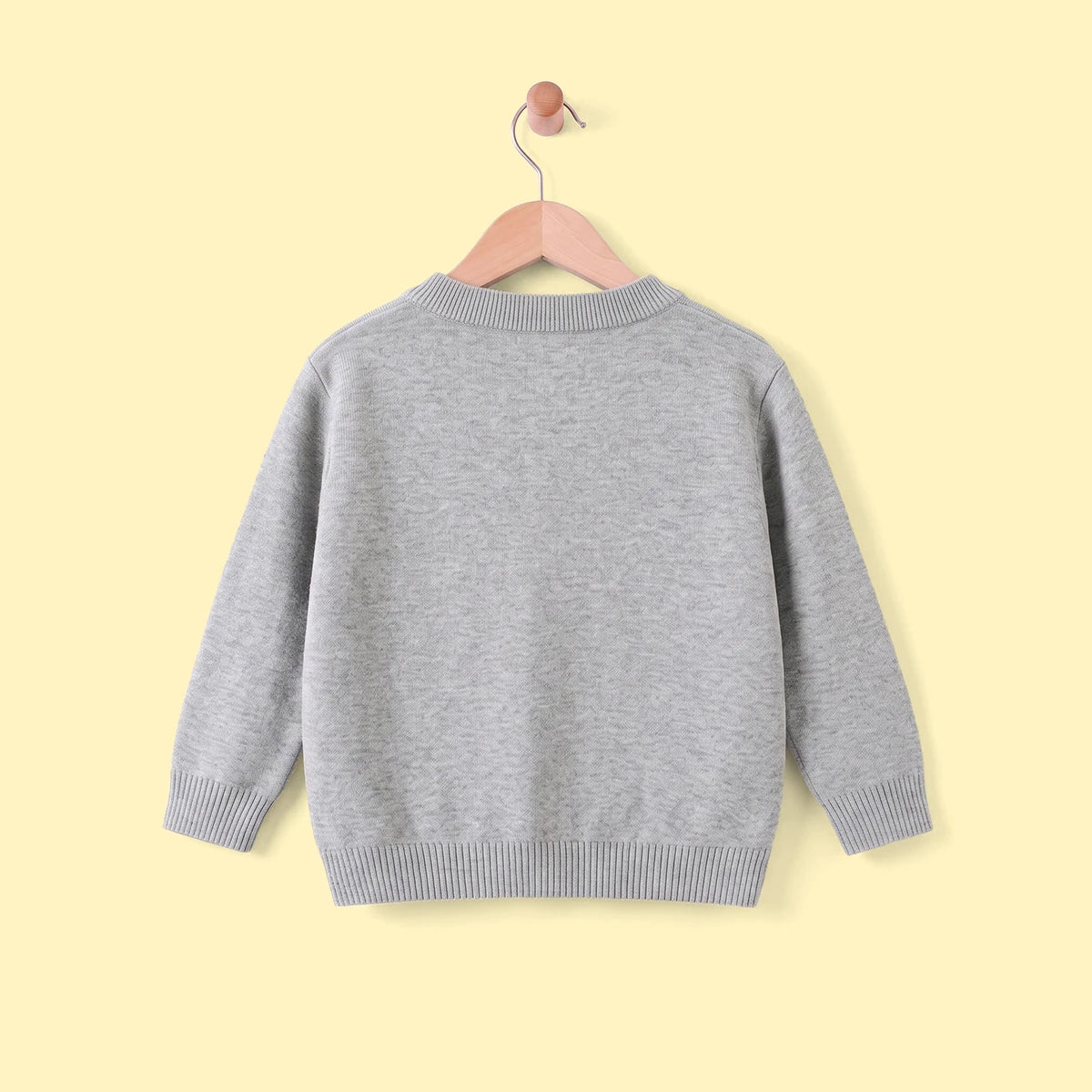 Boys Grey Batman Logo Printed Cardigan Sweaters & Cardigans