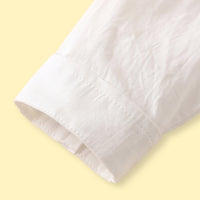 Boys White Embroidered Long Sleeve Shirt Shirts