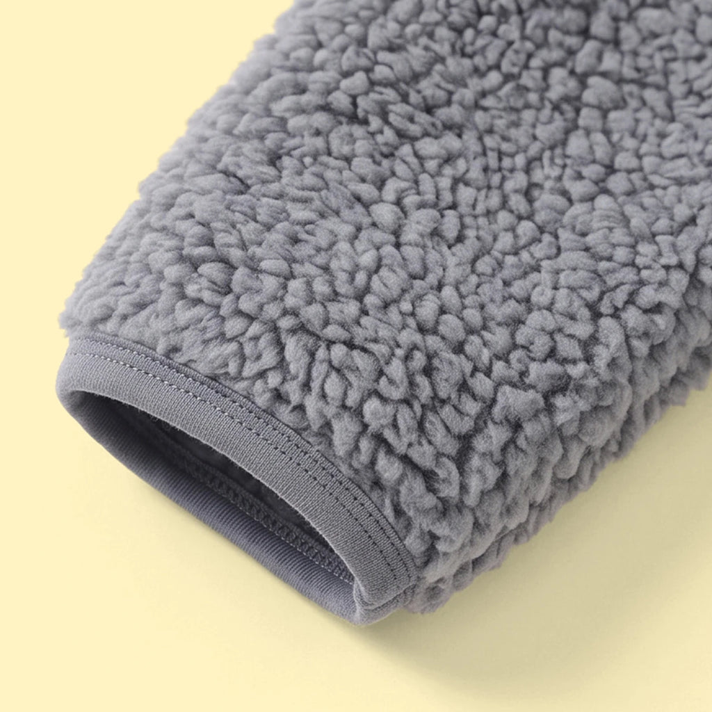 Girls Grey Long Sleeve Fleece Cardigan Sweaters & Cardigans