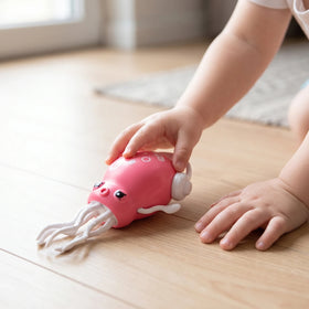 Pink Dancing Octopus Push & Go Toy for Kids Trending Accessories