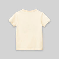 Girls Cream Cherry Print Short Sleeve T-Shirt Tshirts