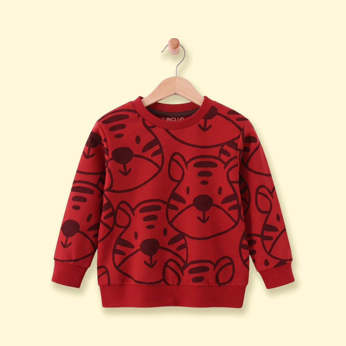 Boys Red Graphic Long Sleeve Sweatshirt Sweatshirts & Hoodies Red 1-2 Y