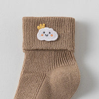 Pack of 6 Boys Multicolour Embroidery Applique Ankle Length Socks Socks