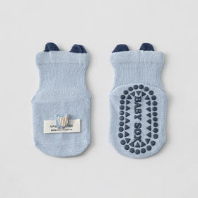 Pack of 6 Multicolour Bear Ear Ankle Length Socks Socks