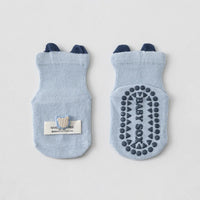 Pack of 6 Multicolour Bear Ear Ankle Length Socks Socks