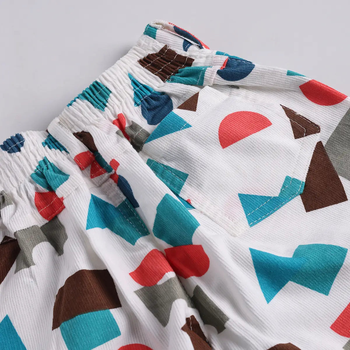 Boys Teal Abstract Printed Shirt With T-Shirt And Shorts Sets 3 pc. Sets