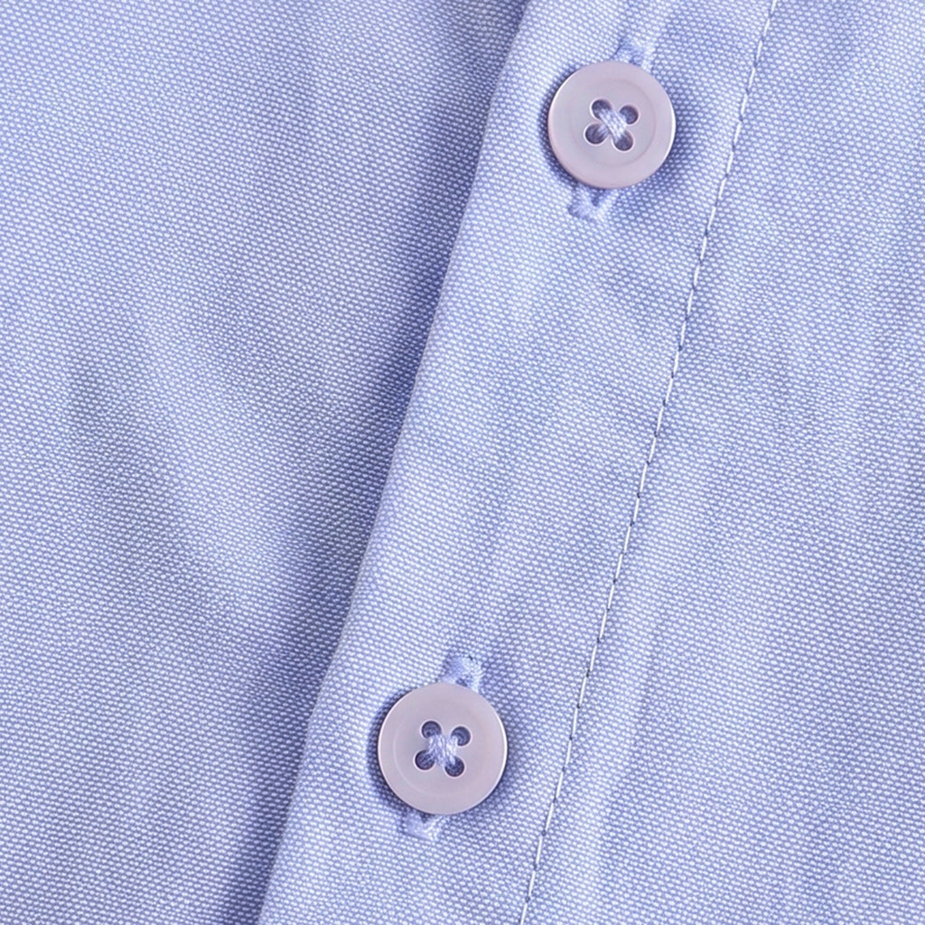 Boys Light Blue Embroidered Long Sleeve Shirt Shirts