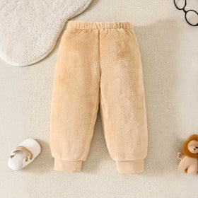 Boys Beige Lion Embroidered Sweatshirt With Jogger Co-ord Set 2 pc. Sets
