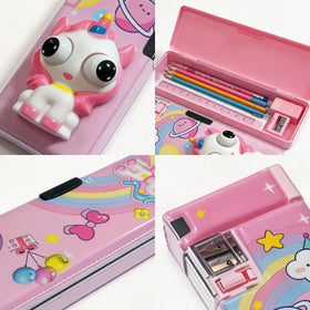 Unicorn Cartoon School Pencil Case for Girls Trending Accessories